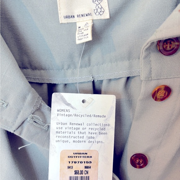 NEW WITH TAGS URBAN RENEWAL OVERALL DRESS SIZE M - Picture 3 of 3